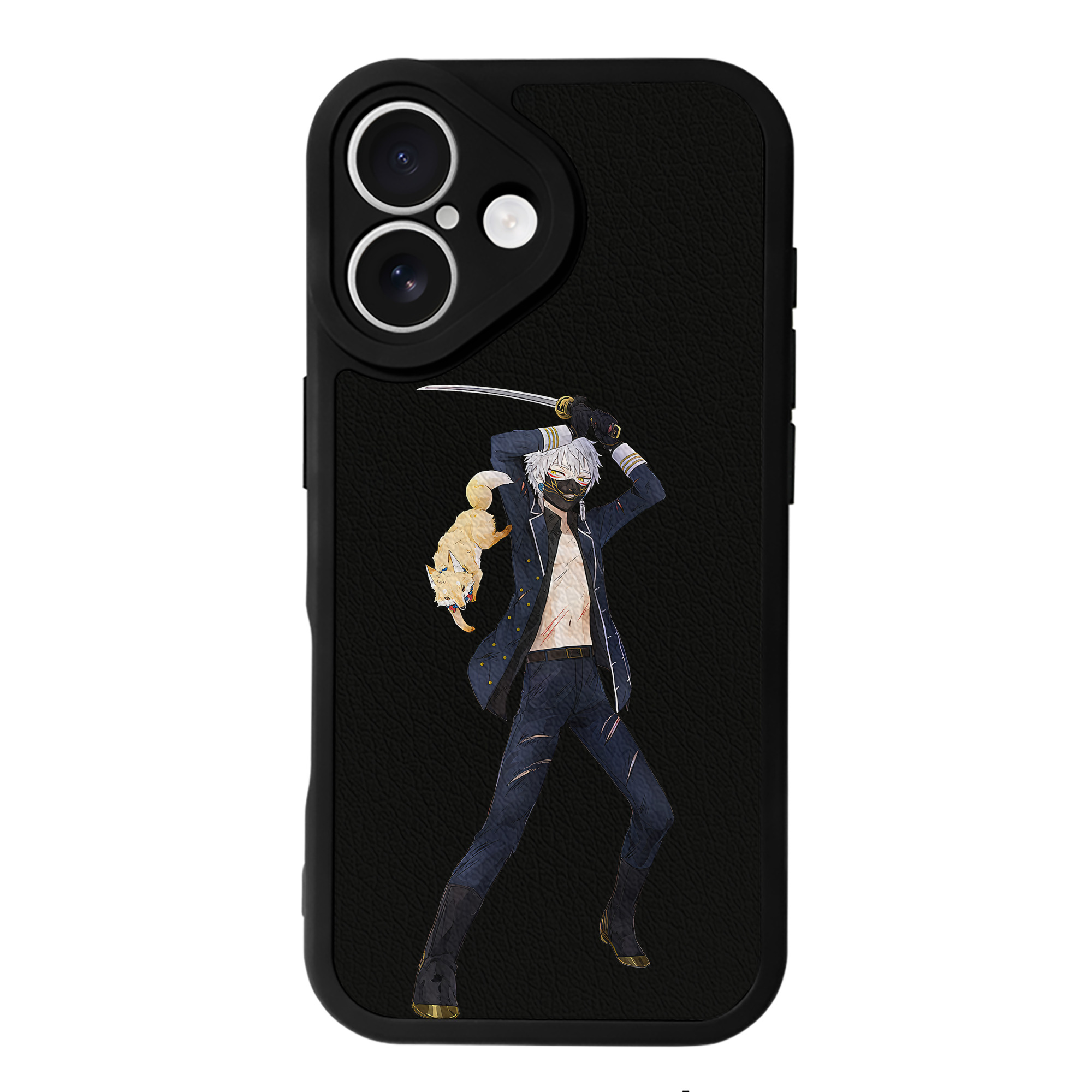 （画像用） 刀剣乱舞 Touken Ranbu 【iPhone 16シリーズ対応】シリコンスマホケース（レザー調） 材質：シリコン